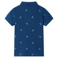 Miniatyrbillede 2 af 7: vidaXL Poloshirt til børn str. 92 mørkeblå