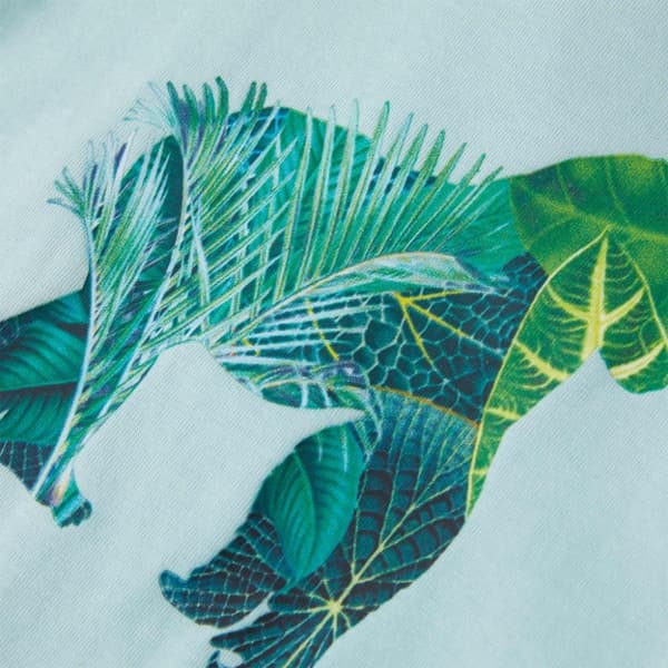 vidaXL T-shirt för barn aquablå 116
