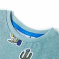 Miniatyrbild 3 av 7: vidaXL T-shirt för barn grönmelerad 116