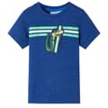 Miniatyrbillede 1 af 7: vidaXL T-shirt til børn str. 140 mørk blåmeleret