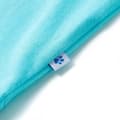 Miniatyrbild 5 av 7: vidaXL T-shirt med korta ärmar för barn aqua 104