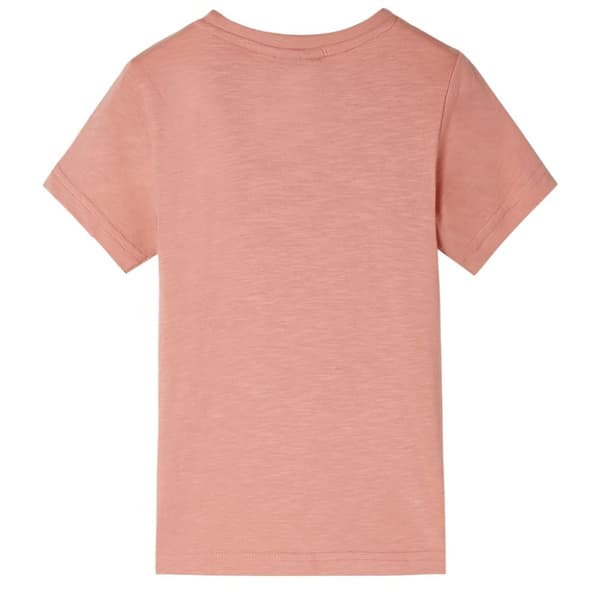 vidaXL T-shirt med långa ärmar för barn ljus orange 140