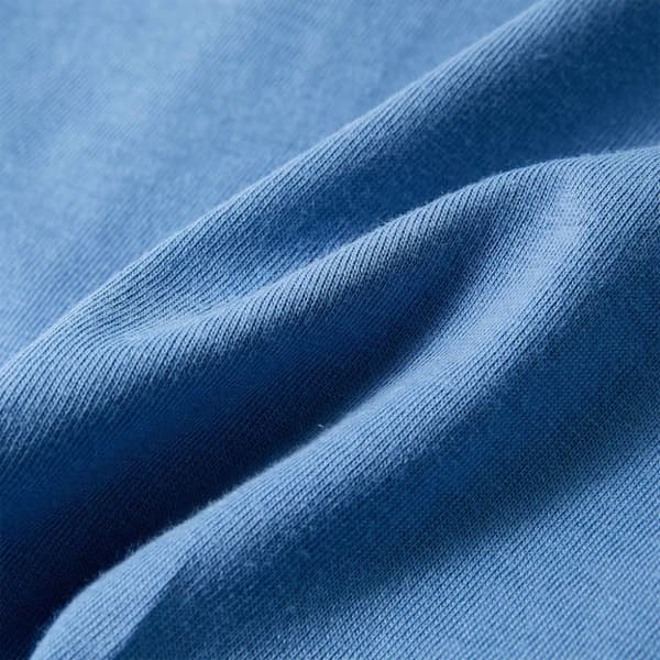 vidaXL T-shirt med korta ärmar för barn medelblå 104