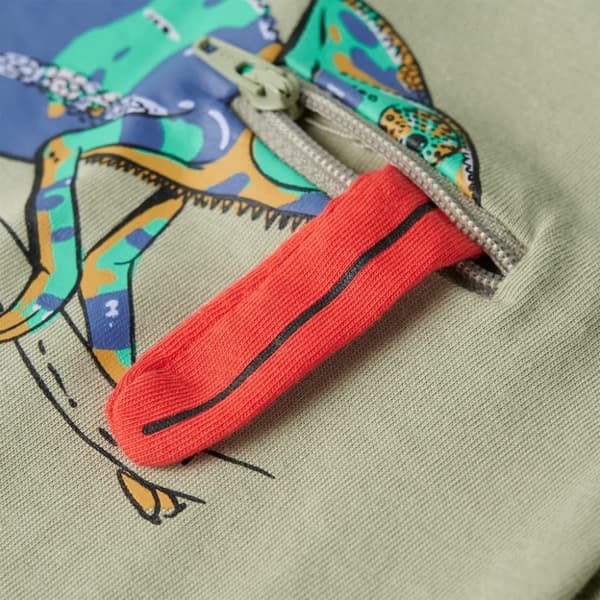 vidaXL T-shirt med korta ärmar för barn ljus khaki 128