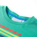 Miniatyrbild 3 av 7: vidaXL T-shirt för barn grön 104