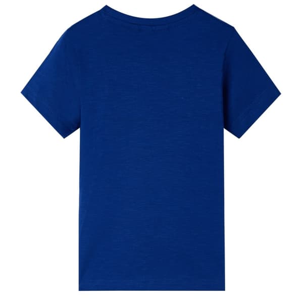 vidaXL T-shirt med korta ärmar för barn mörkblå 92