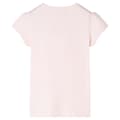 Miniatyrbild 2 av 7: vidaXL T-shirt för barn blekrosa 116