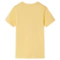 Miniatyrbild 2 av 7: vidaXL T-shirt med korta ärmar för barn gul 104