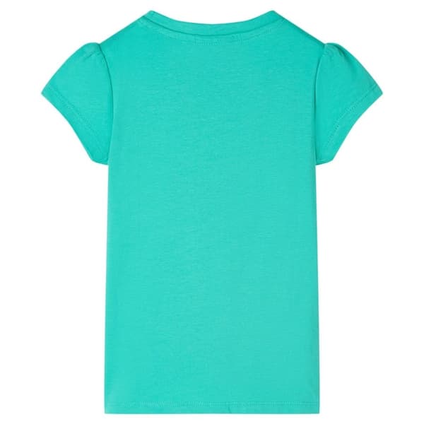vidaXL T-shirt för barn mintgrön 104