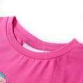 Miniatyrbild 3 av 7: vidaXL T-shirt för barn mörk rosa 140