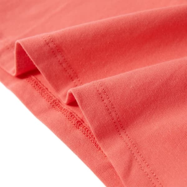 vidaXL T-shirt för barn korallröd 140