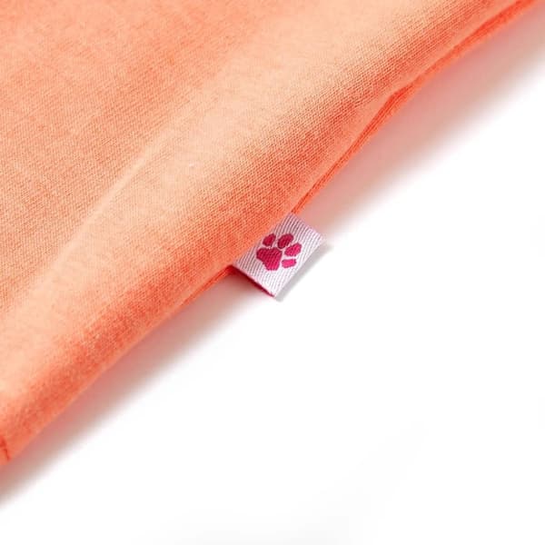 vidaXL T-shirt för barn neonorange 116