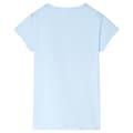Miniatyrbild 2 av 7: vidaXL T-shirt för barn ljusblå 128