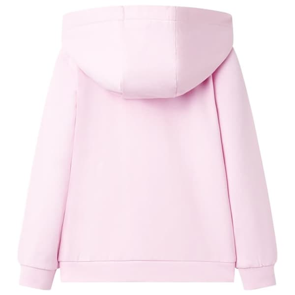 vidaXL Barnhoodie ljusrosa 128