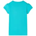 Miniatyrbillede 2 af 7: vidaXL T-shirt til børn str. 104 mintgrøn