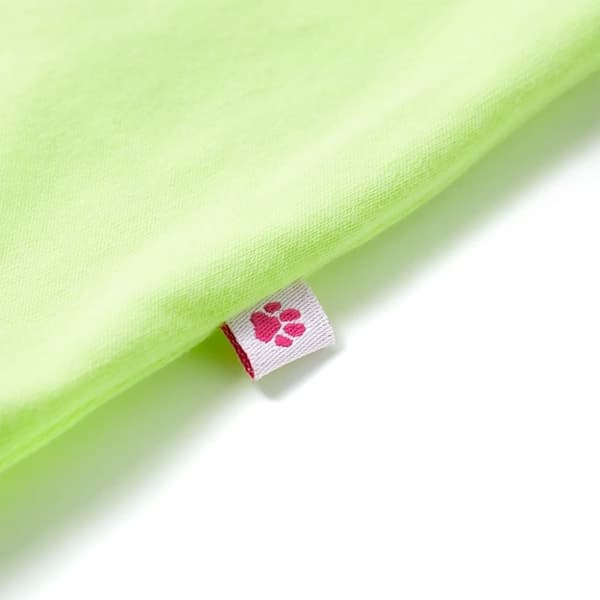 vidaXL T-shirt för barn neongul 104