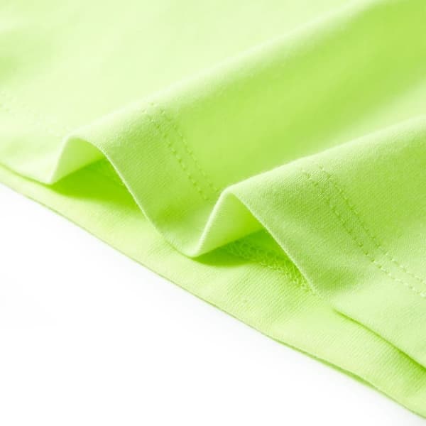 vidaXL T-shirt för barn neongul 104