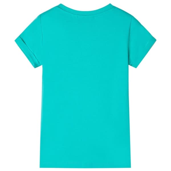 vidaXL T-shirt för barn mintgrön 92