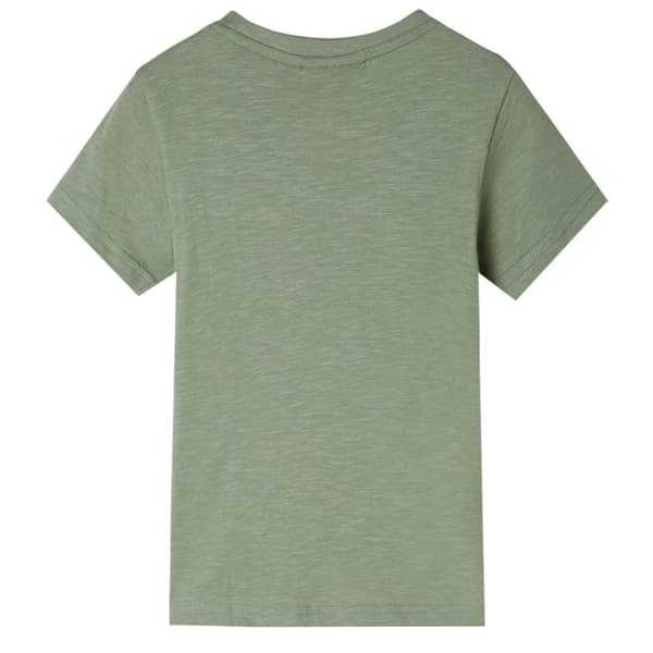 vidaXL T-shirt til børn str. 104 kakifarvet