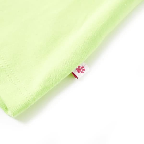 vidaXL Tanktop til børn str. 92 neongul