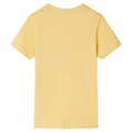 Miniatyrbillede 2 af 7: vidaXL Kortærmet T-shirt til børn str. 116 gul