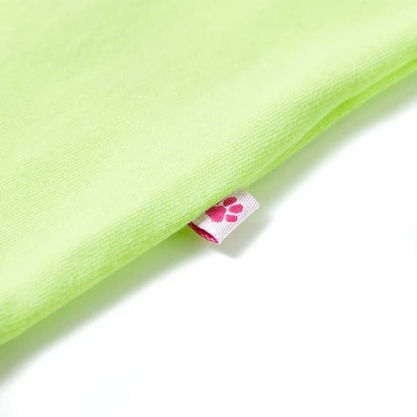 vidaXL T-shirt för barn neongul 116