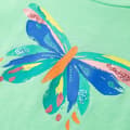 Miniatyrbild 4 av 7: vidaXL T-shirt för barn ljusgrön 128