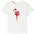 Miniatyrbild 1 av 7: vidaXL T-shirt för barn ecru 104