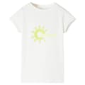 Miniatyrbillede 1 af 7: vidaXL T-shirt til børn str. 104 ecrufarvet