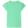 Miniatyrbild 2 av 7: vidaXL T-shirt för barn ljusgrön 140