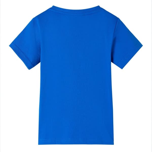 vidaXL T-shirt för barn stark blå 128