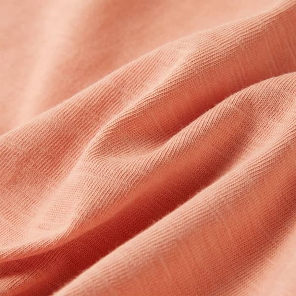 vidaXL T-shirt med långa ärmar för barn ljus orange 104