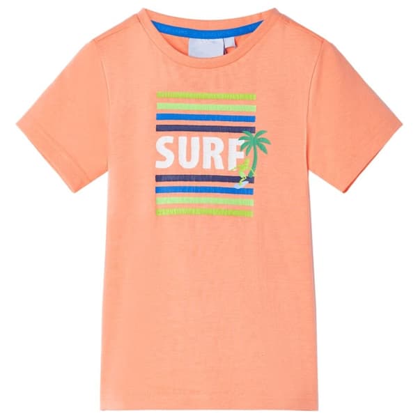 vidaXL T-shirt til børn str. 140 neon-orange