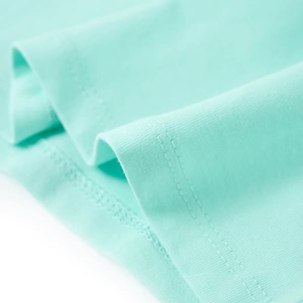 vidaXL T-shirt för barn ljus aqua 92