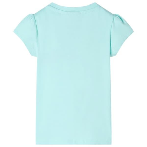 vidaXL T-shirt för barn ljus aqua 92