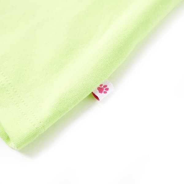 vidaXL Singlet for barn neongul 128