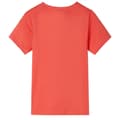 Miniatyrbild 2 av 7: vidaXL T-shirt med korta ärmar för barn ljusröd 128