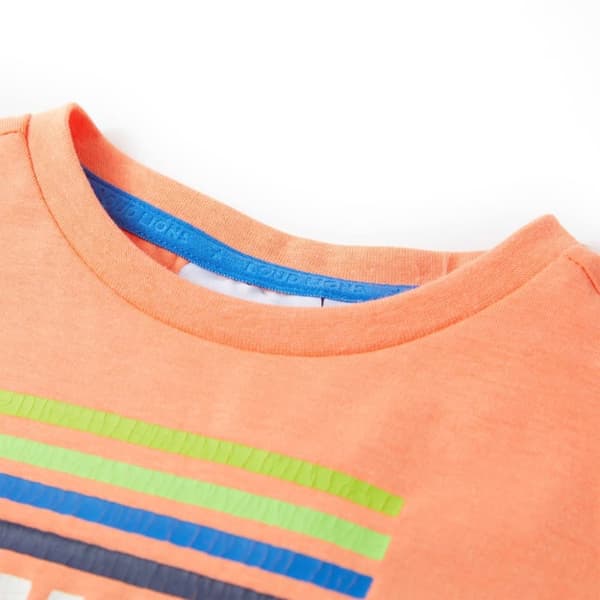 vidaXL T-shirt til børn str. 128 neon-orange