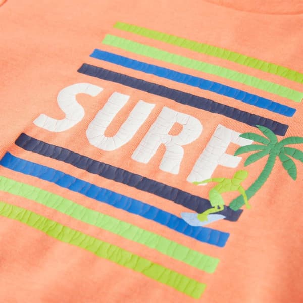 vidaXL T-shirt til børn str. 128 neon-orange