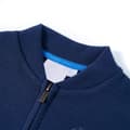 Miniatyrbillede 3 af 8: vidaXL Sweatshirt til børn str. 116 med lynlås marineblå