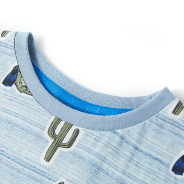 vidaXL T-shirt til børn str. 140 blå