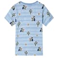 Miniatyrbillede 2 af 7: vidaXL T-shirt til børn str. 140 blå