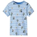 Miniatyrbillede 1 af 7: vidaXL T-shirt til børn str. 140 blå