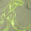 Miniatyrbild 4 av 7: vidaXL T-shirt med korta ärmar för barn ljus khaki 140