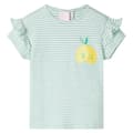 Miniatyrbild 1 av 7: vidaXL T-shirt för barn mintgrön 140