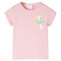 Miniatyrbild 1 av 7: vidaXL T-shirt för barn ljusrosa 92