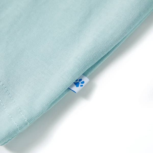 vidaXL T-shirt för barn aquablå 104