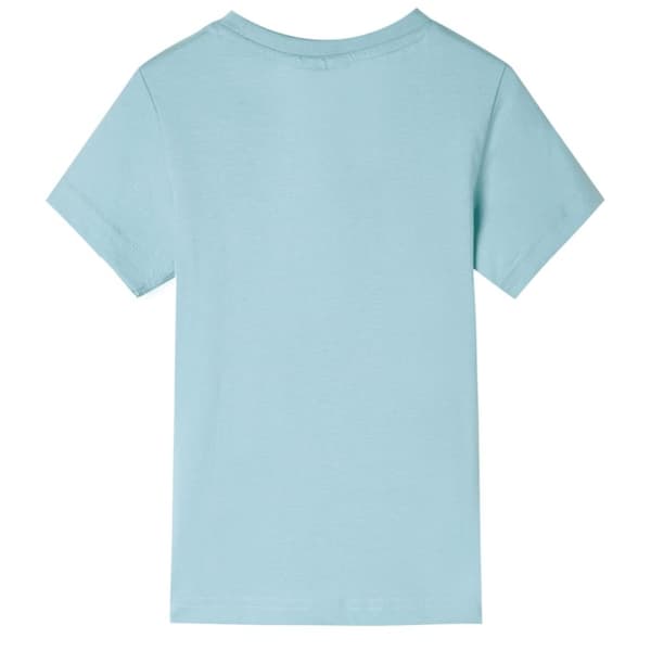 vidaXL T-shirt för barn aquablå 104