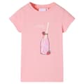 Miniatyrbild 1 av 7: vidaXL T-shirt för barn rosa 104