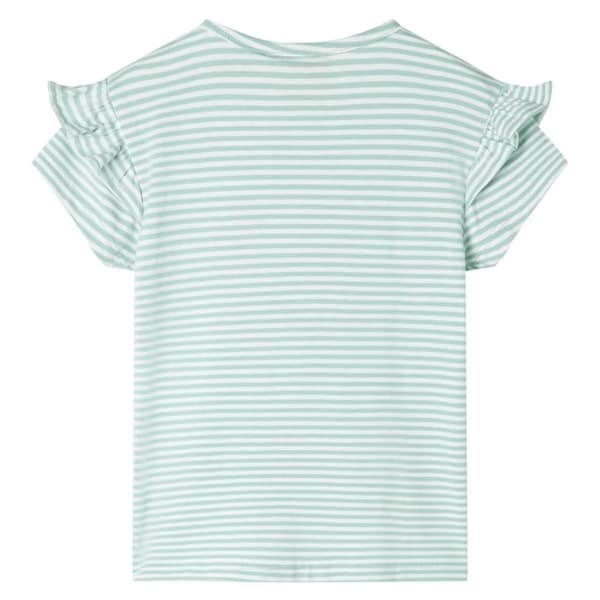 vidaXL T-shirt för barn mintgrön 104